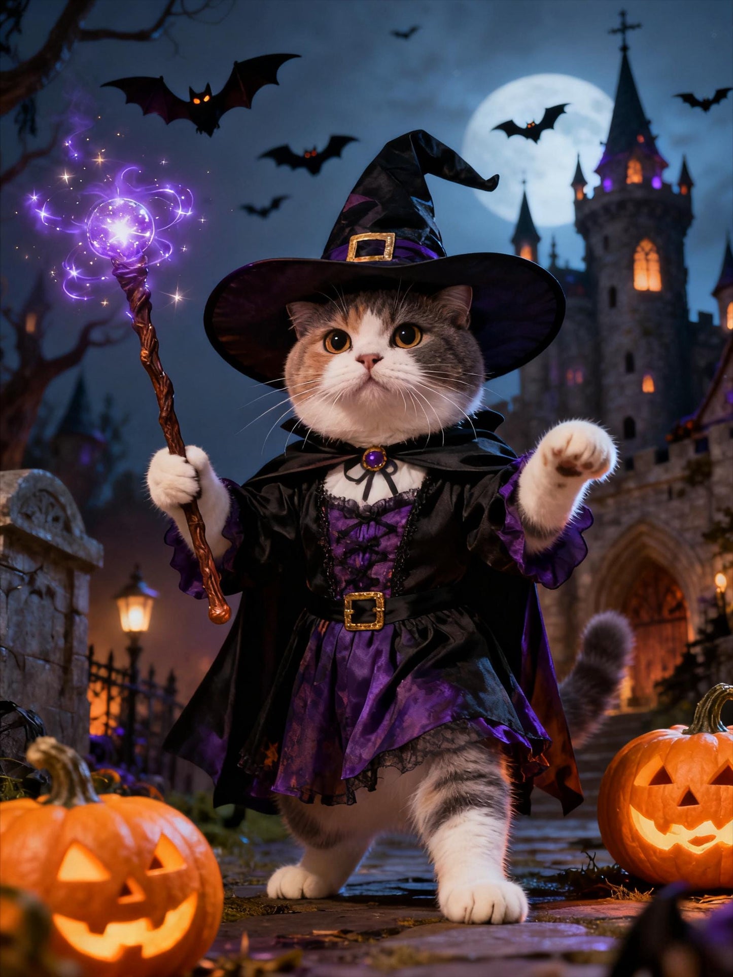 2025 Halloween Pet Portrait: Personalized Costume Pet Art (Digital Download)