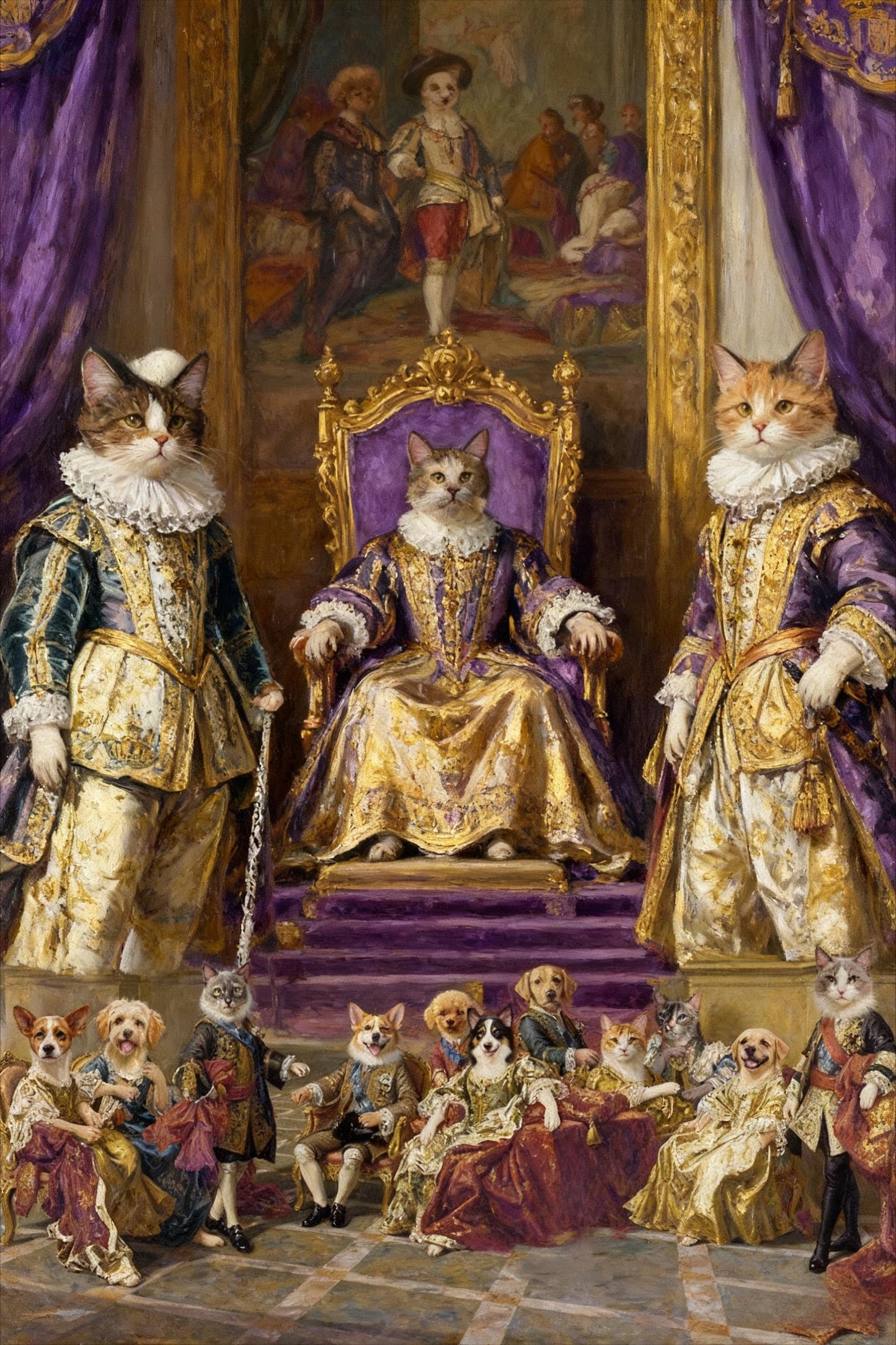 Midjourney Prompts: Famous Oil Painting Pet Portraits (PDF Guide)Personalized Gift for your pet