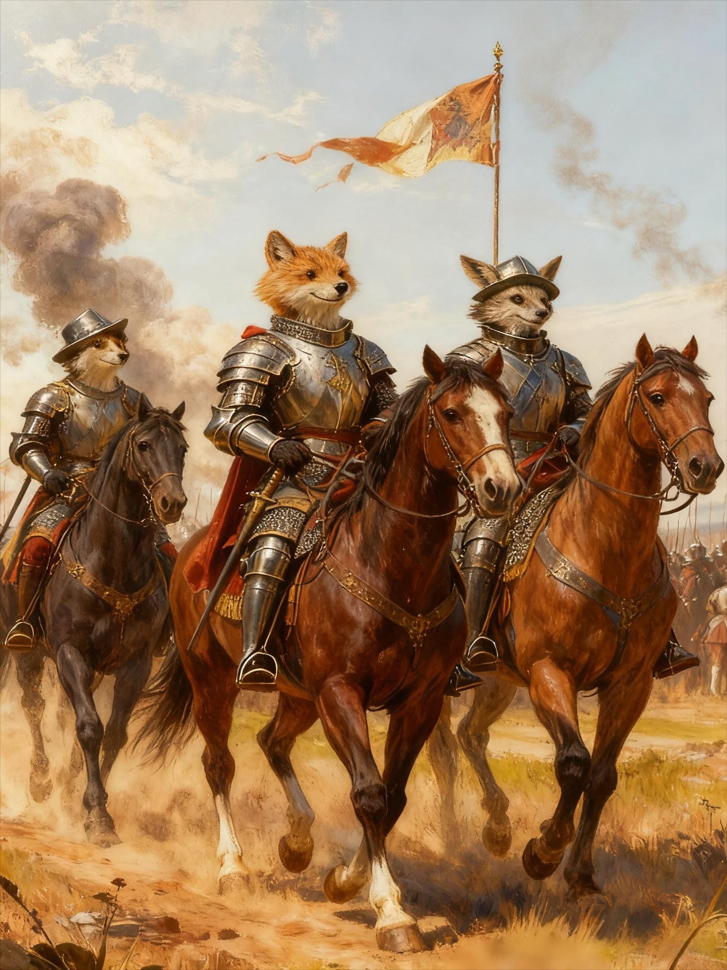 Custom Pet Portrait: Famous Painting Style, Unique Pet Lover Gift (Digital)