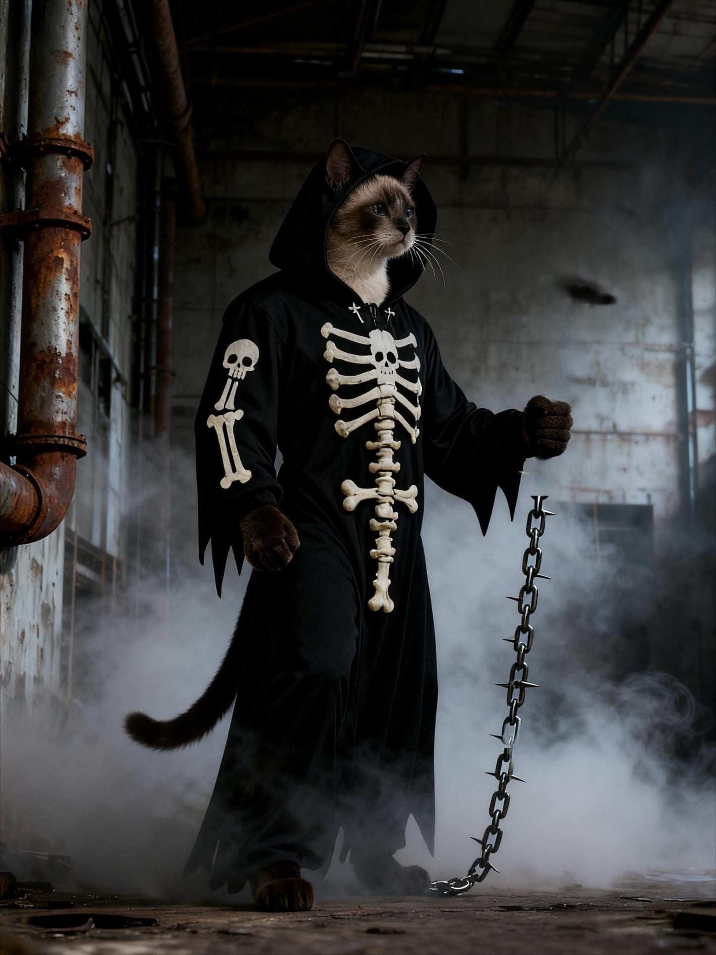 Halloween Pet Portrait AI Art: Midjourney Prompts (Digital Download)