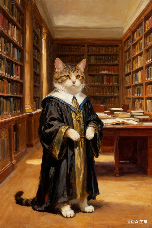 Custom Pet Portrait: Renaissance Lawyer Pet Art (Digital Download)
