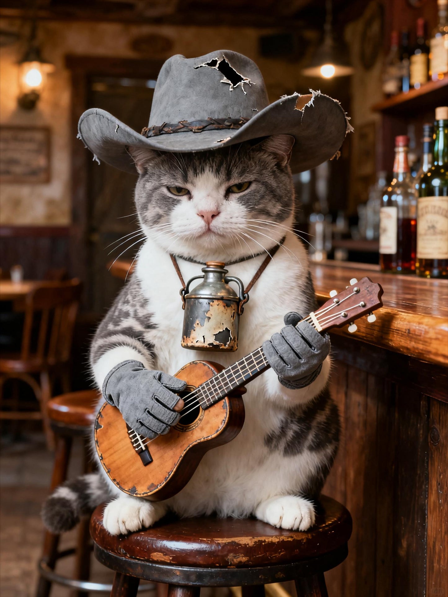 Midjourney Prompts: Cowboy-style Oil Painting Pet Portraits (PDF Guide)Personalized Gift for your pet