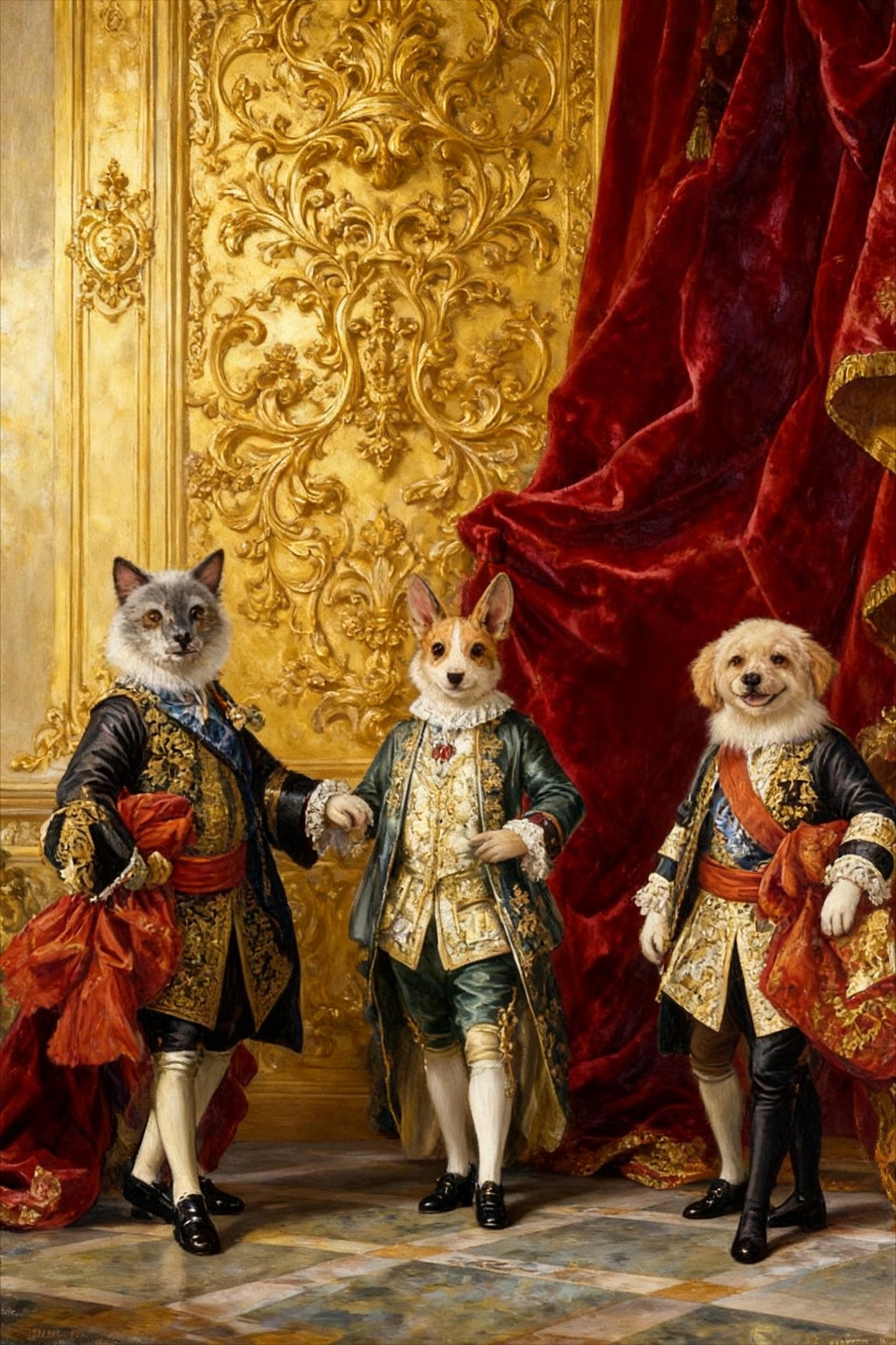 Midjourney Prompts: Famous Oil Painting Pet Portraits (PDF Guide)Personalized Gift for your pet