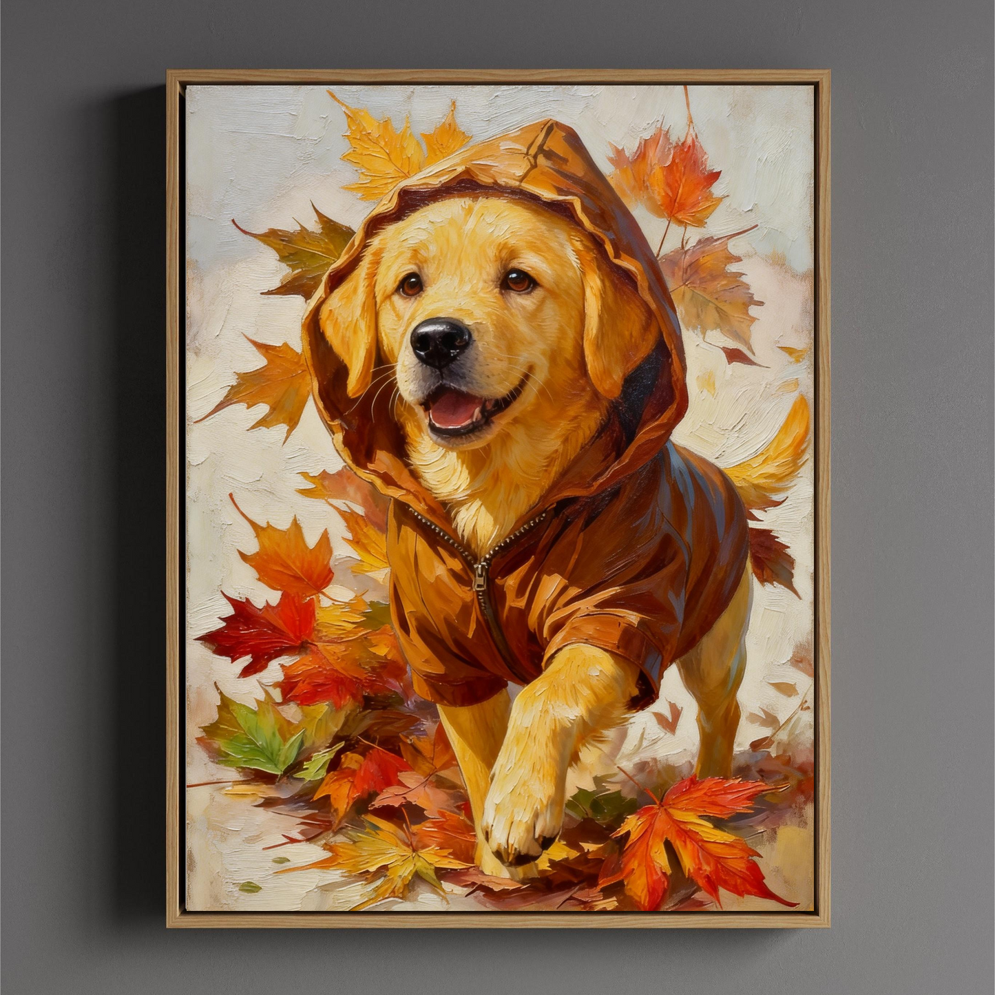 Custom pet Portrait maple leaf  Personalized Gift for her(From Your Photo) | Ready in 24H!&nbsp;