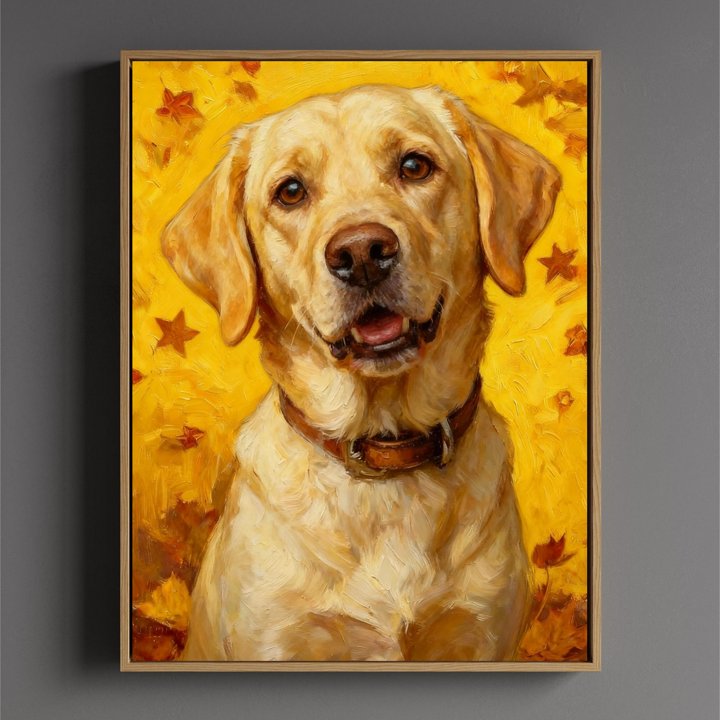 Custom pet Portrait maple leaf  Personalized Gift for her(From Your Photo) | Ready in 24H!&nbsp;