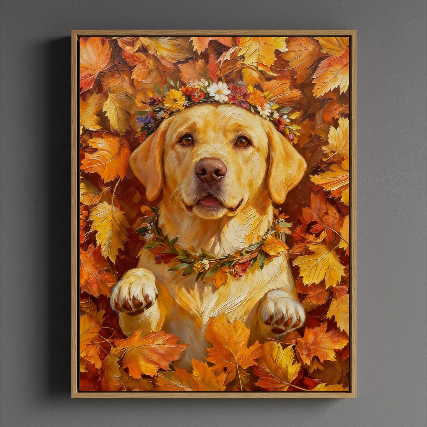 Custom pet Portrait maple leaf  Personalized Gift for her(From Your Photo) | Ready in 24H!&nbsp;
